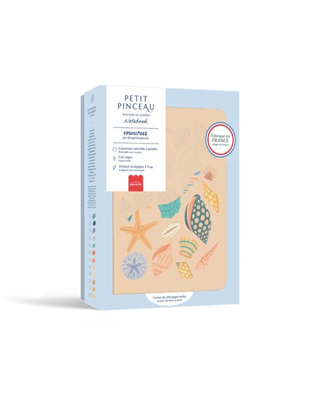 Notebook à Peindre - Coquillage - la petite épicerie