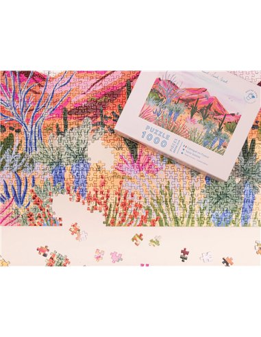 Puzzle Bright Desert par Sarah Gesek - 1000 pièces - la petite épicerie