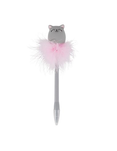 STYLO À ENCRE GEL LUMINEUX - WRITING IS MAGIC kitty - legami