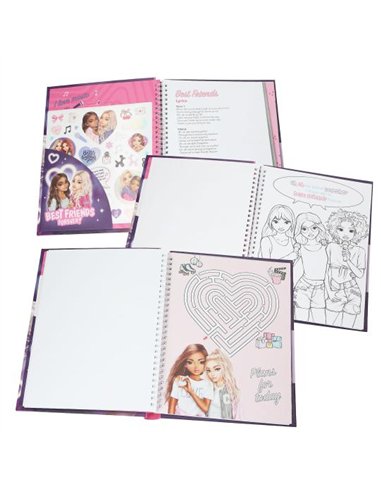 TOPModel Livre de coloriage avec LED et son - MY BFF