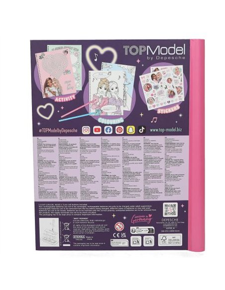 TOPModel Livre de coloriage avec LED et son - MY BFF