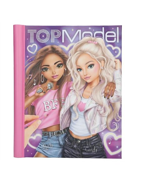 TOPModel Livre de coloriage avec LED et son - MY BFF