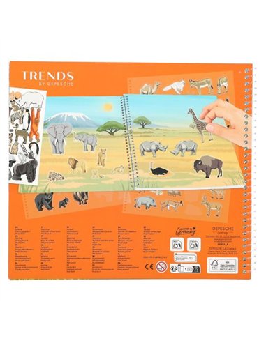 Create Your Wild Life avec autocollants floqués