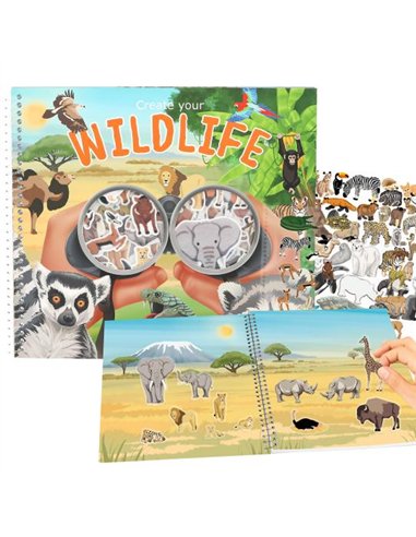 Create Your Wild Life avec autocollants floqués