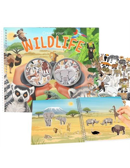 Create Your Wild Life avec autocollants floqués