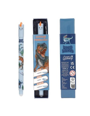 Dino World Stylo gel effaçable