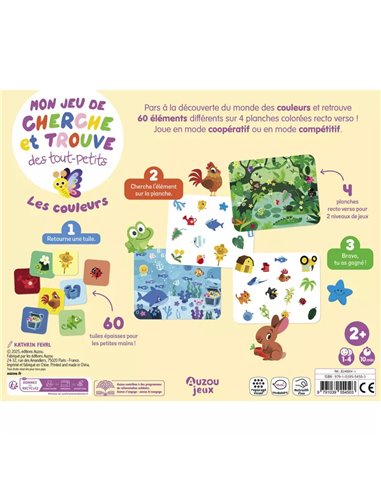 Mon jeu de cherche et trouve des tout-petits - Auzou