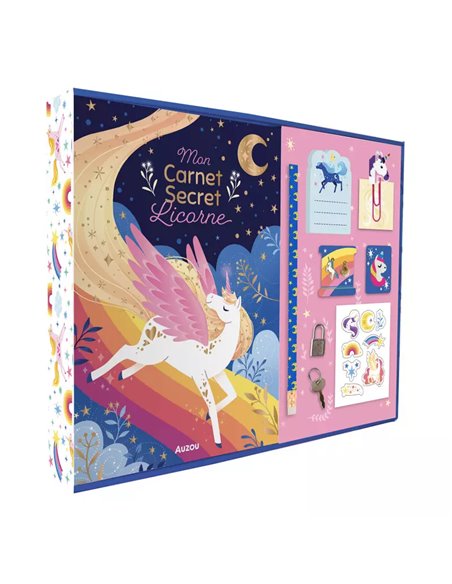 Ma papeterie créative - Mon coffret secret licornes - Auzou