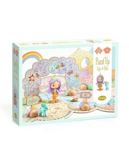 TINYLY - FIGURINE - Puzzl'Up Lily - 33pcs - djeco