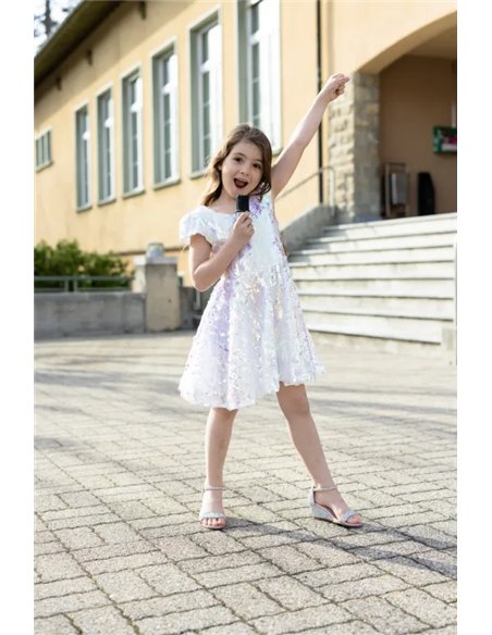 Robe à sequins de superstar taille 5-6 ans - great pretenders