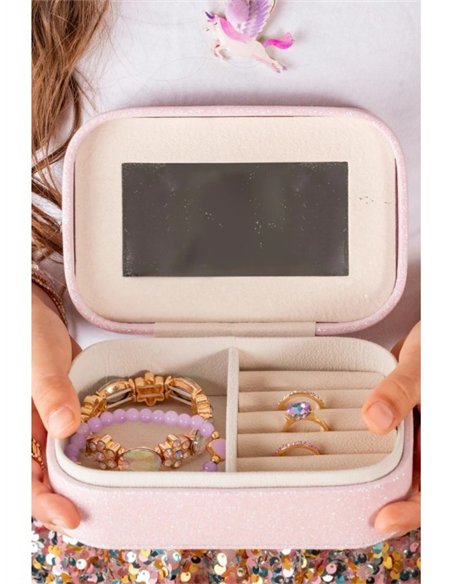 Coffret à bijoux rose "Pretty Precious Unicorn" - great pretenders