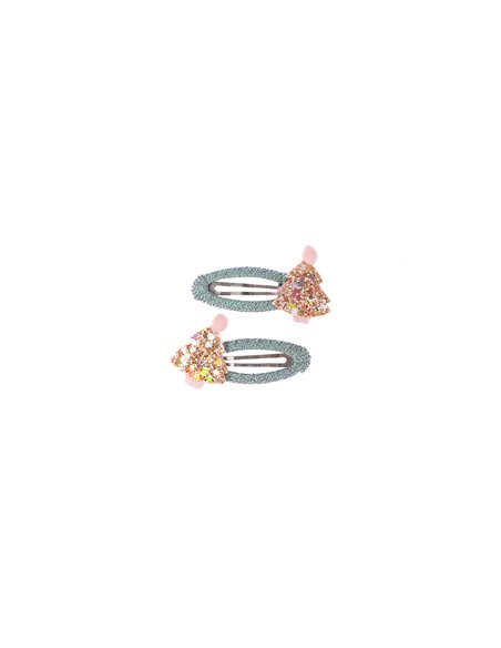 Ensemble de barettes - Minty Christmas noel - great pretenders