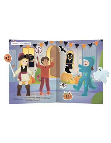 Mes 500 autocollants créatifs - Halloween - auzou