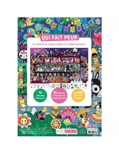 Cherche et trouve - Qui fait peur - auzou 2