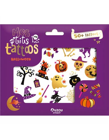 Mes p'tits tattoos - Halloween - auzou