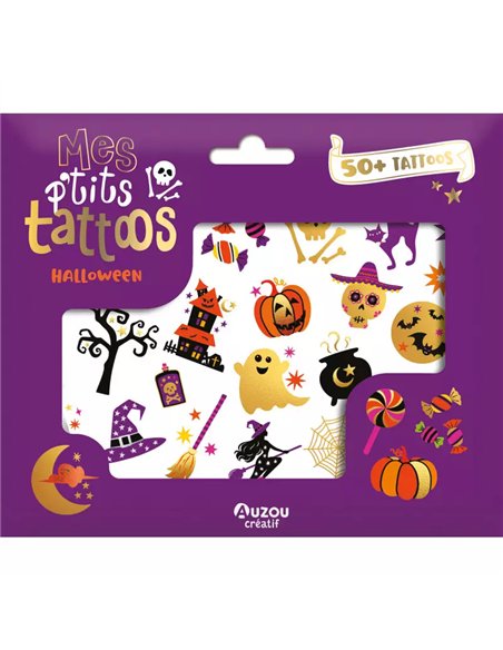 Mes p'tits tattoos - Halloween - auzou