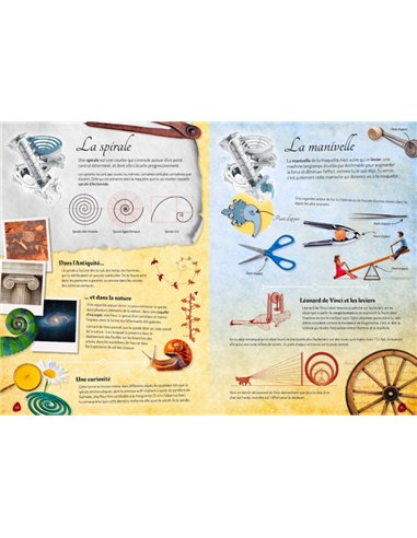 Les machines de Léonard De Vinci. Sur les traches de Archimède - sassi