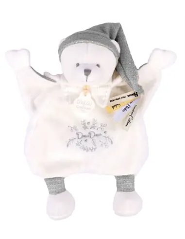 DOUDOU 25 ANS - OURS ARGENT Doudou cape