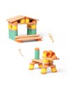 Jouet de construction éducatif en bois - Stix 60 pcs - Oppi
