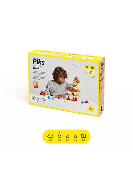 Jouet de construction éducatif en bois - Piks® Small Kit - Oppi