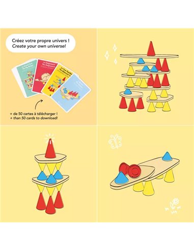 Jouet de construction éducatif en bois - Piks® Small Kit - Oppi