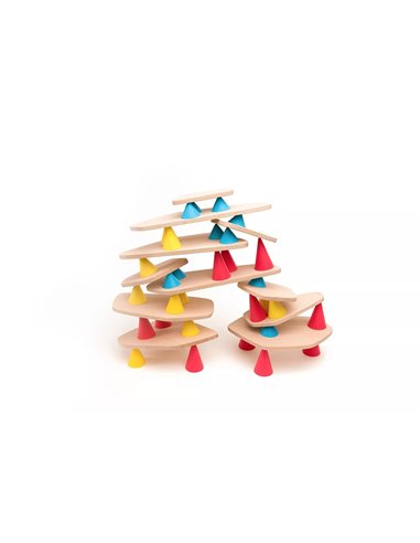 Jouet de construction éducatif en bois - Piks® Medium Kit - Oppi