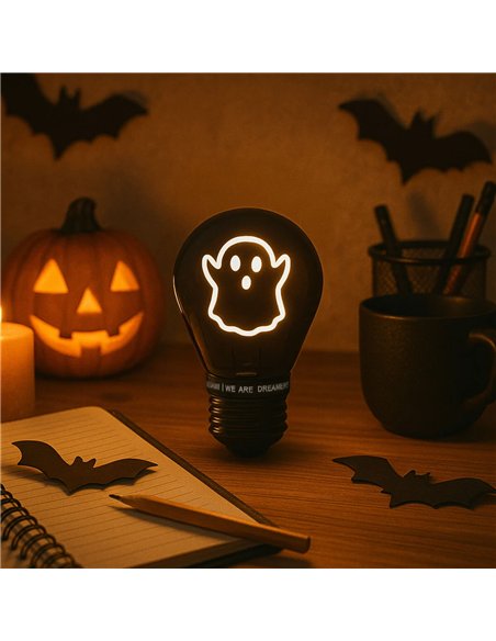 LAMPE DE TABLE AMPOULE - BULB FICTION - Halloween GHOST - Legami