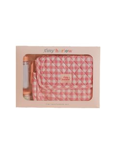 Tiny Harlow - Pack sac à langer vichy rose
