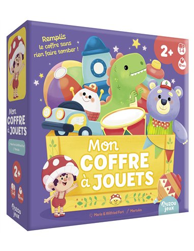 GRANDS JEUX - MON COFFRE À JOUETS - auzou