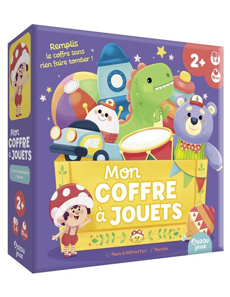 GRANDS JEUX - MON COFFRE À JOUETS - auzou