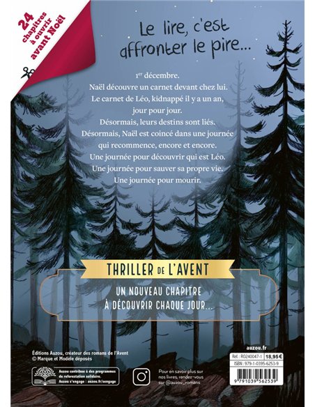 THRILLER DE L'AVENT - LE ROMAN MAUDIT - Auzou