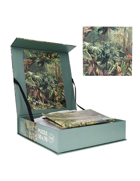 PUZZLE 1000 PCS + POCHON THE DYBDAHL V JUNGLE - Kiub