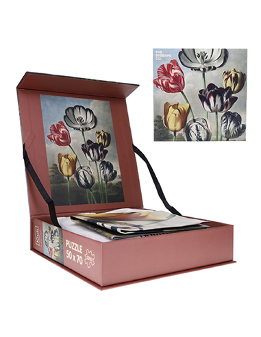 PUZZLE 1000 PCS + POCHON THE DYBDAHL V TULIPES - Kiub