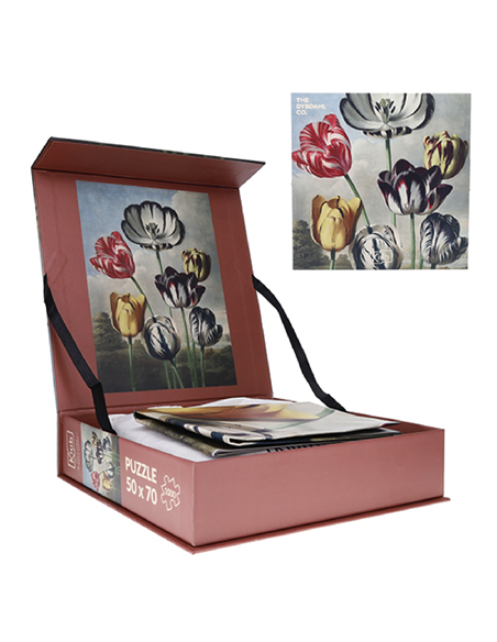 PUZZLE 1000 PCS + POCHON THE DYBDAHL V TULIPES - Kiub