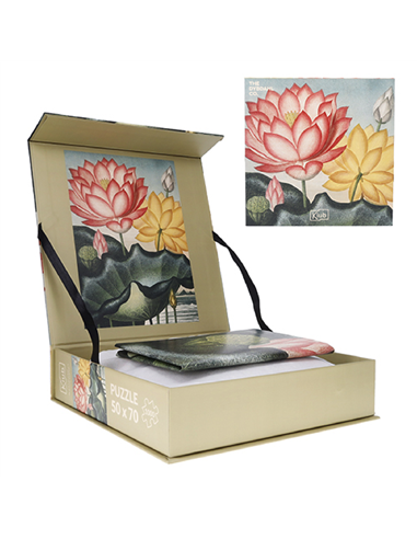 PUZZLE 1000 PCS + POCHON THE DYBDAHL V FLEURS - kiub