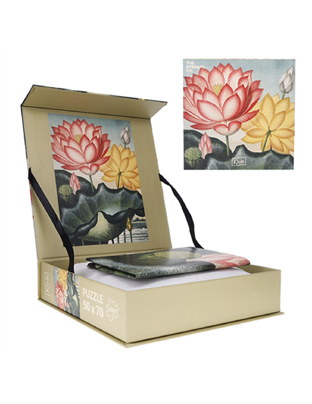 PUZZLE 1000 PCS + POCHON THE DYBDAHL V FLEURS - kiub