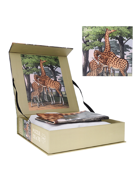 PUZZLE 1000 PCS + POCHON THE DYBDAHL V GIRAFES - kiub