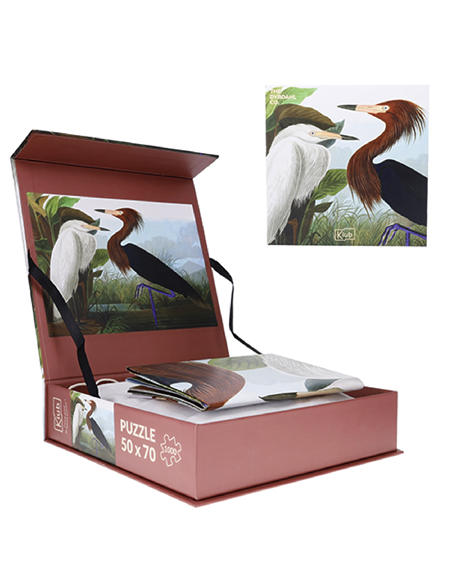 PUZZLE 1000 PCS + POCHON THE DYBDAHL H HERONS - kiub