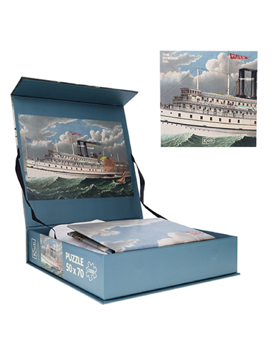 PUZZLE 1000 PCS + POCHON THE DYBDAHL H BATEAU - Kiub