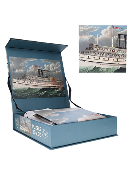 PUZZLE 1000 PCS + POCHON THE DYBDAHL H BATEAU - Kiub