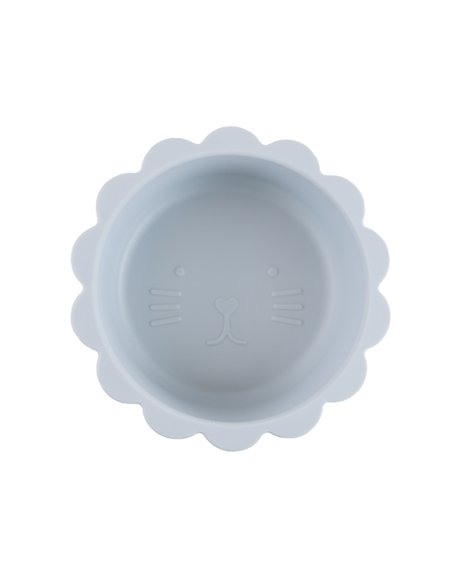 Bol en Silicone Chat Felix Bleu Glacier - choo