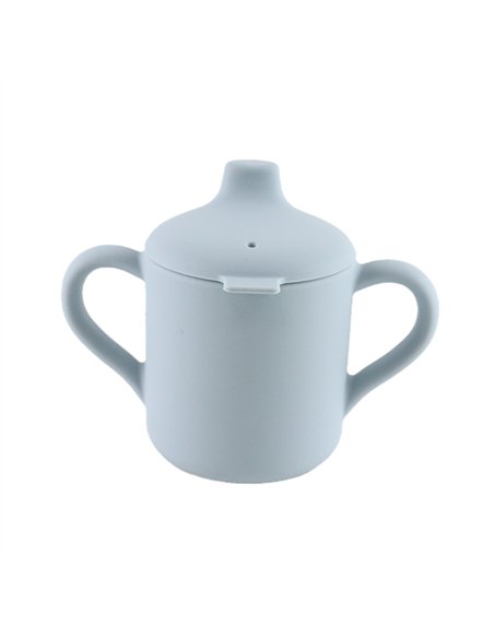 Tasse d'apprentissage en Silicone Roger Bleu - choo