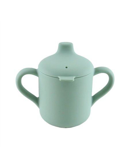 Tasse d'apprentissage en Silicone Roger Menthe - choo
