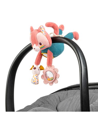Peluche chat à suspendre - Jeanne acti-nomade - lilliputiens