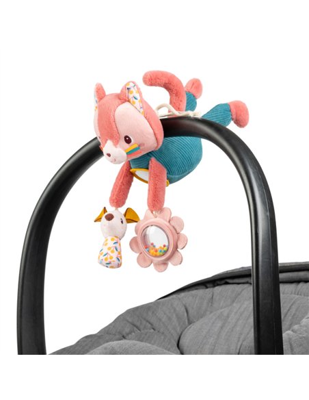 Peluche chat à suspendre - Jeanne acti-nomade - lilliputiens