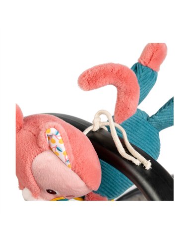 Peluche chat à suspendre - Jeanne acti-nomade - lilliputiens