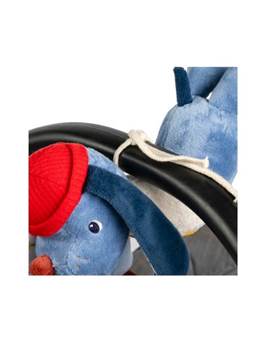 Peluche chien à suspendre - Jules acti-nomade - lilliputiens