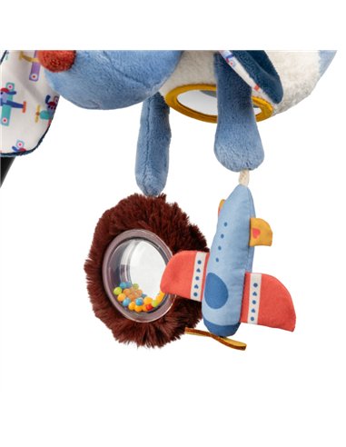 Peluche chien à suspendre - Jules acti-nomade - lilliputiens