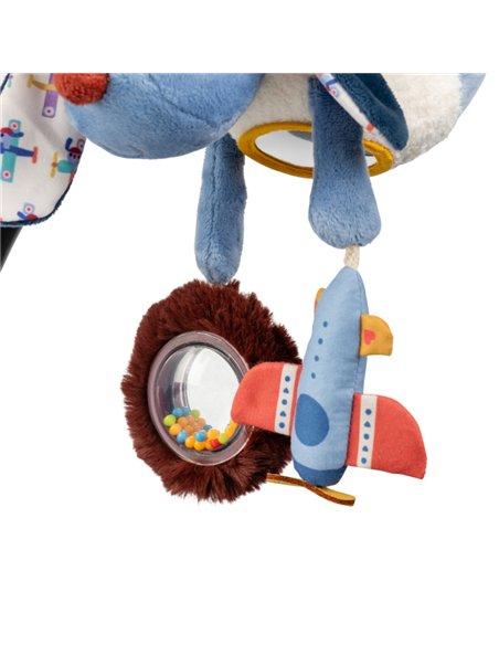 Peluche chien à suspendre - Jules acti-nomade - lilliputiens