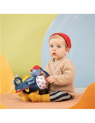 Jouet d'activités avion pour bébé Jules le chien - lilliputiens